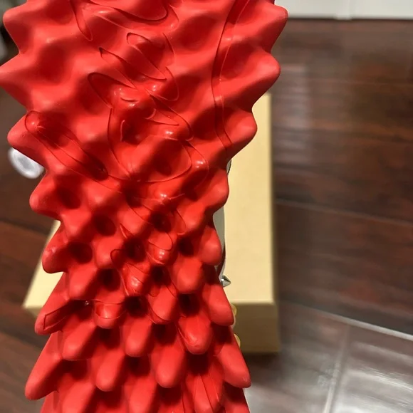 New Christian Louboutin Red and White Sneakers - Picture 3 of 7